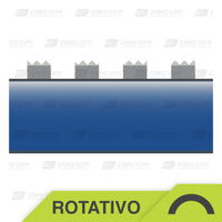 Puntillados 4P CURVOS con DIENTES